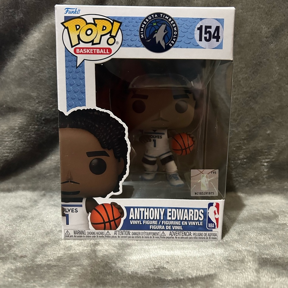 Funko Pop! NBA Anthony Edwards Vinyl Figure - Black and White